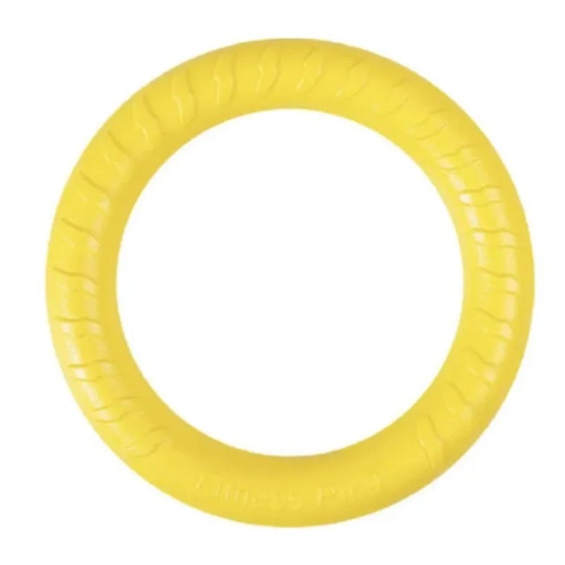 Dog Ring Indestructible Chew Toy, Throwing, Flying, Catching, Floating and Training great for Fetch all size Dogs 