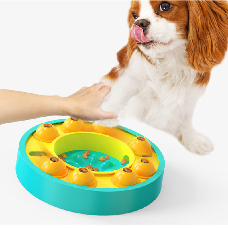 Dog Pets Puzzle Toys Slow Feeder Interactive Increase Puppy IQ Food Dispenser Slowly Eating Nonslip Bowl Pet Dogs Training Game