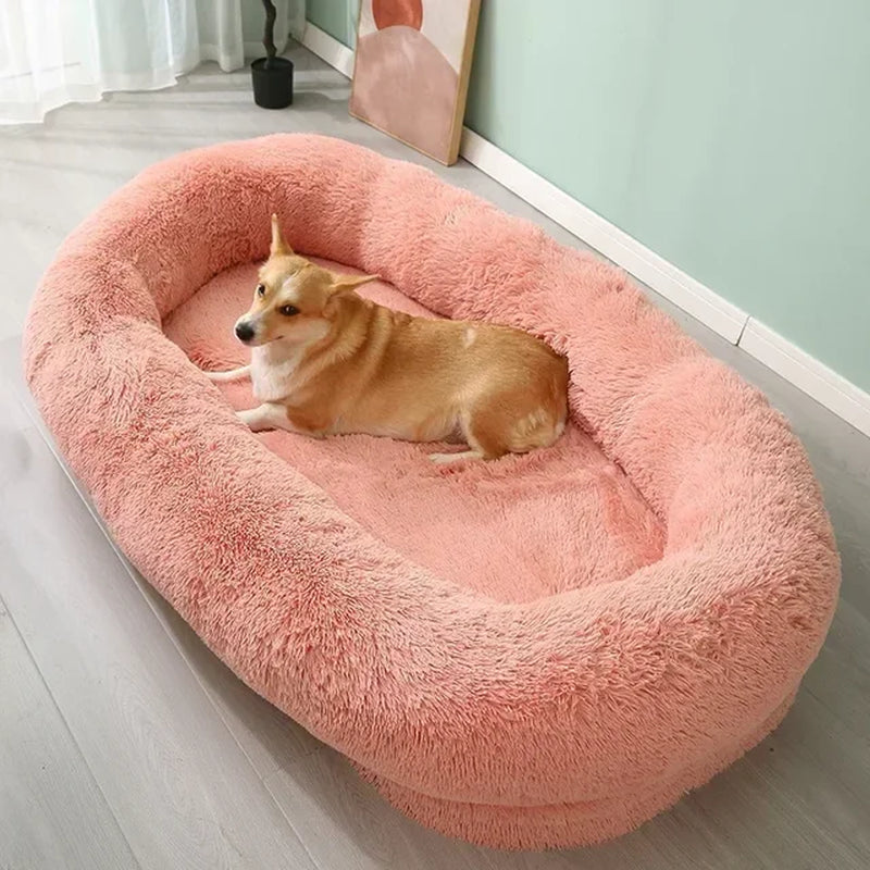  Plush round Pet Bed Winter Warm Dog Mattress pad