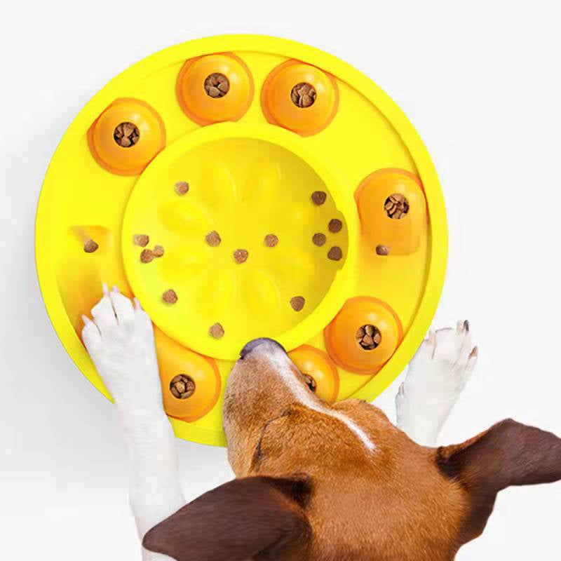 Dog Pets Puzzle Toys Slow Feeder Interactive Increase Puppy IQ Food Dispenser Slowly Eating Nonslip Bowl Pet Dogs Training Game