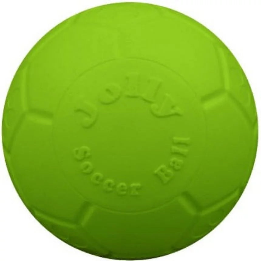 Green 6 In" Apple Scented Rubber soccer ball Chew Toy