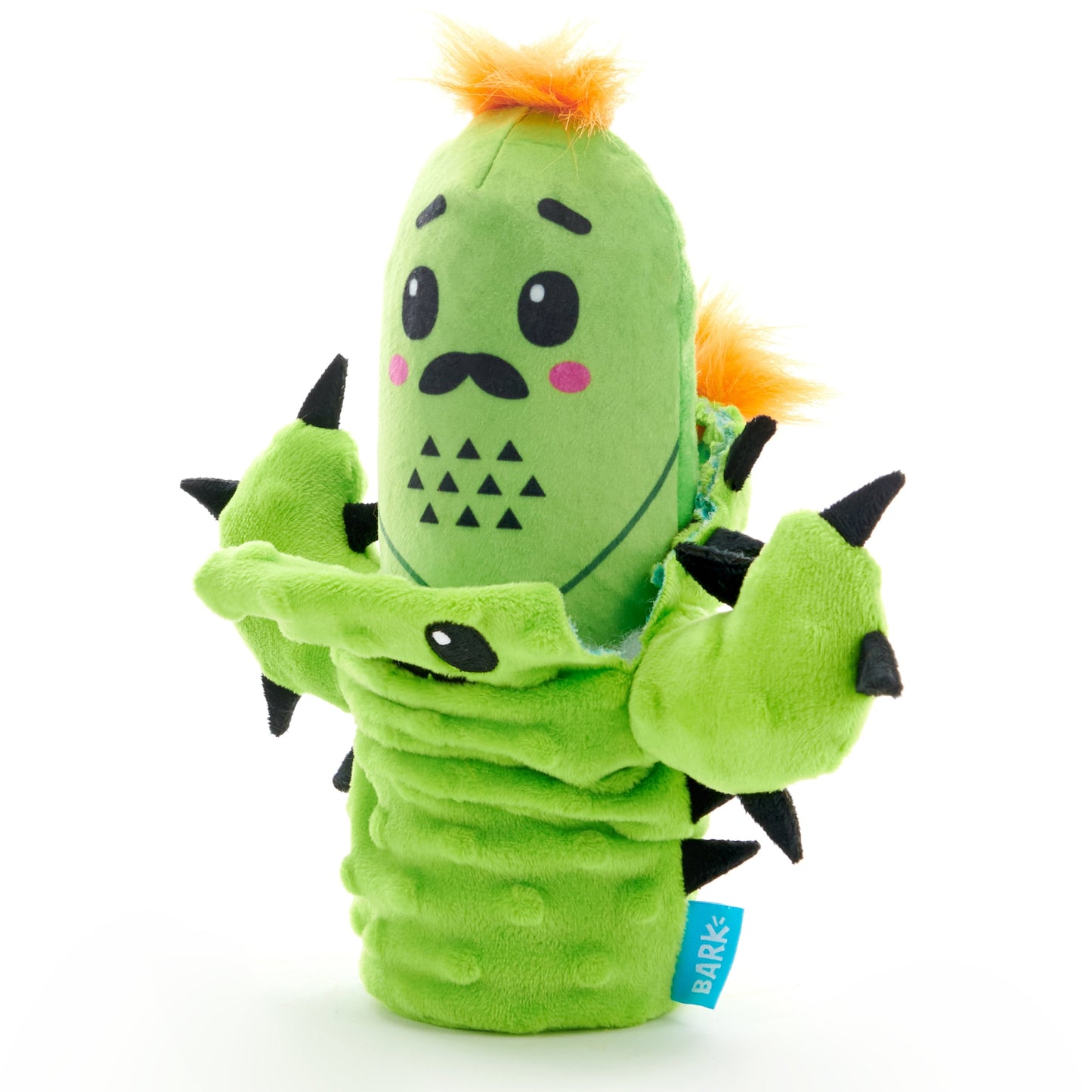 Prickly Pete Dog Toy - Features Surprise Squeaker Toy, Xs to Small Dogs